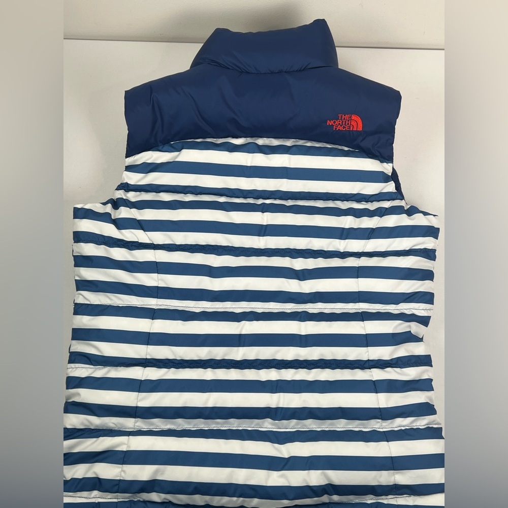 The North Face Goose Down 700 International Nuptse RU14 Blue & White Vest Small - Picture 11 of 12